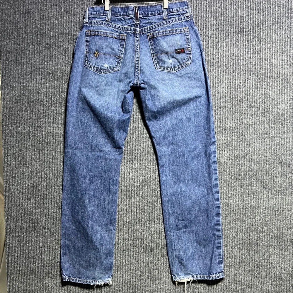 Ariat FR M3 Loose Straight Jeans Mens 34x34 Blue Denim Flame Resistant Workwear